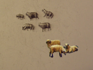 PW115 (1) Sheep (5) - OO GAUGE -